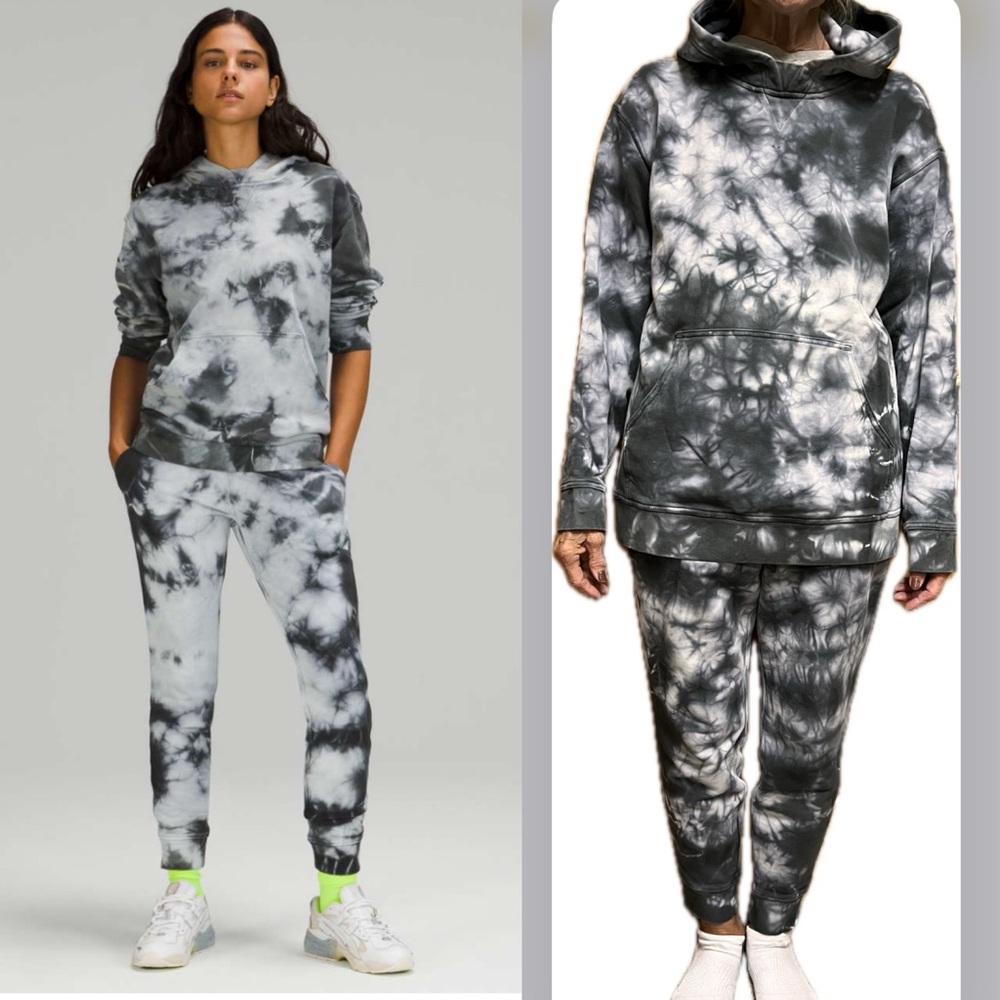 LULULEMON Earth Dye All Yours Hoodie and Warm Down Jogger Set